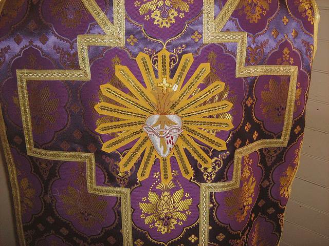 Roman Vestment Set in Russian Church Fabric